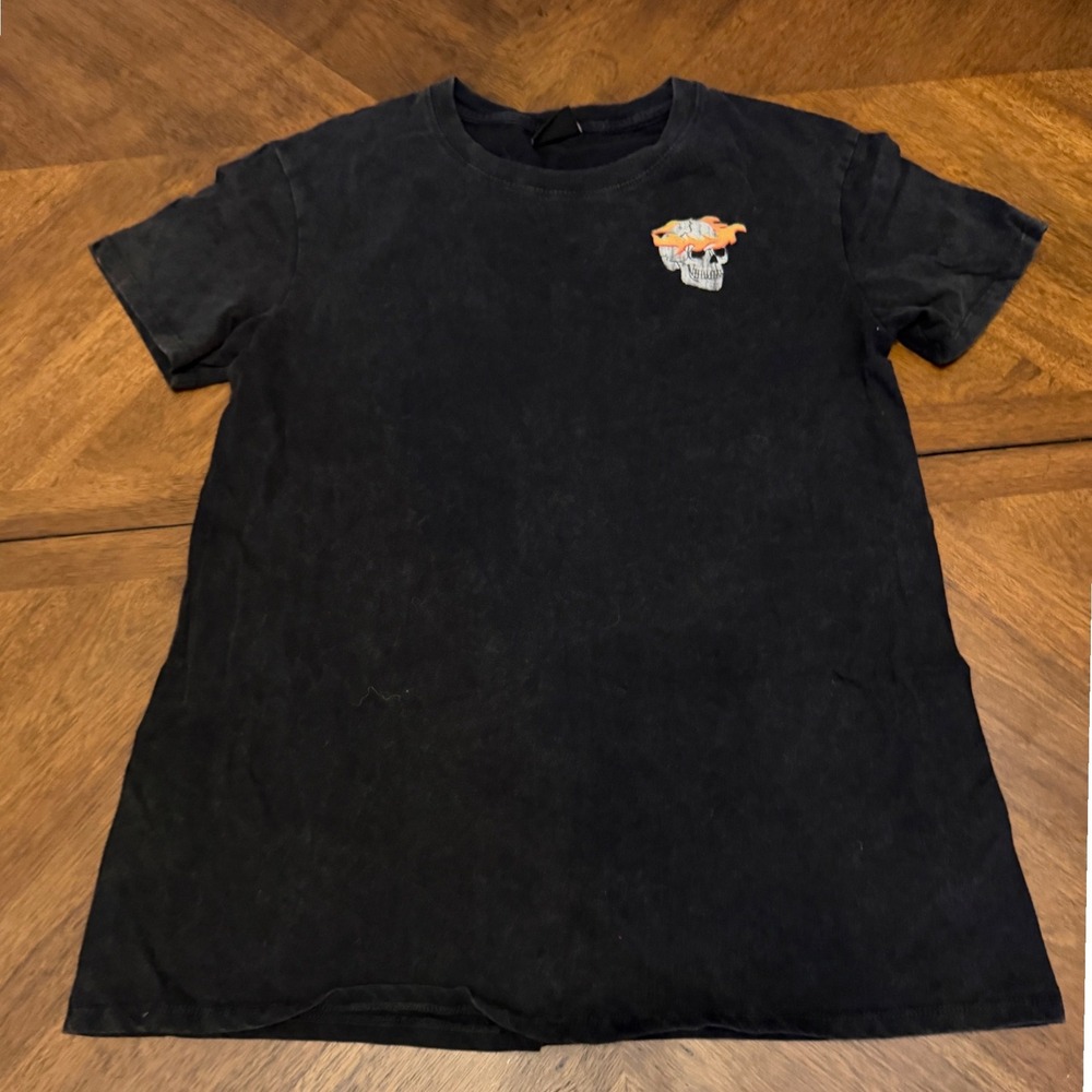 Empyre Mens I Dont Need No Body‎ Skeleton Rose Graphic T-Shirt Black Medium